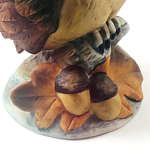 Baby Owl Andrea by Sadek Bisque Porcelain Figurine 6350 Japan 6350 - Picture 3 of 7